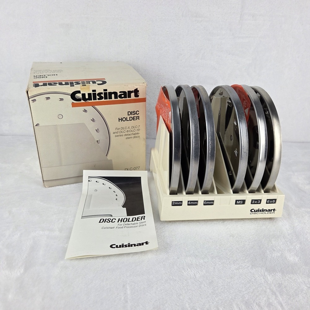 Cuisinart DLC-077 Disc Holder 6 Discs DLC-037 042 044 046 033 036 Vintage
